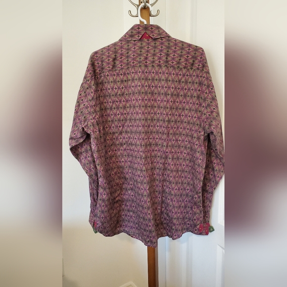 BOGOSSE patterned mens shirt size 7/xxl - Picture 2 of 5